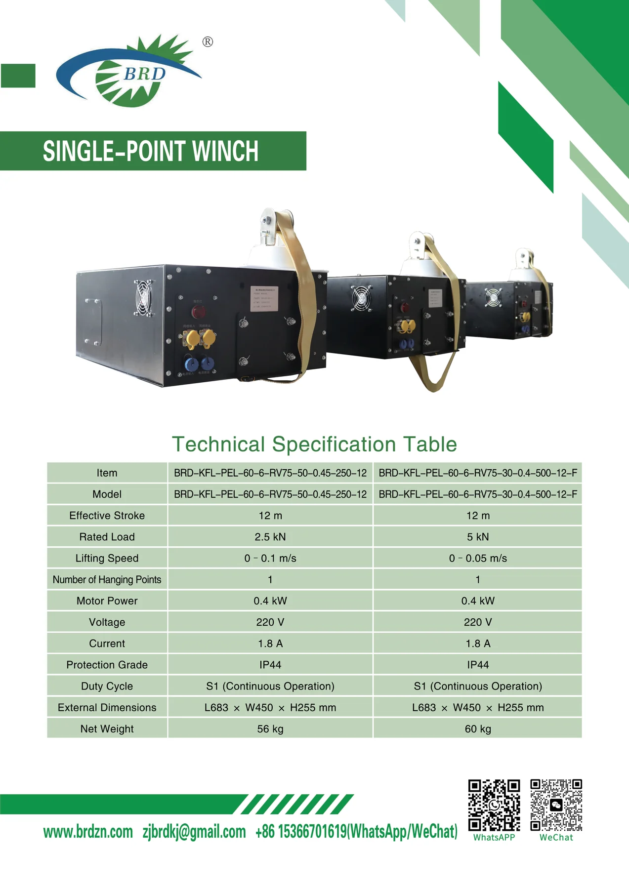 Single-Point Winch