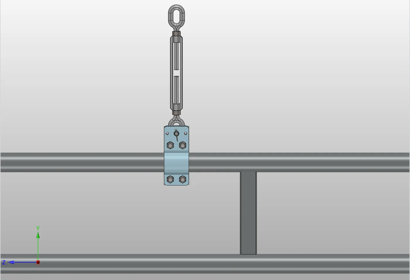 Batten Clamp with Turnbuckle - 1