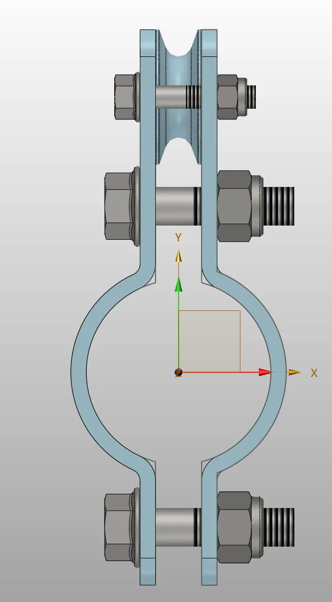 Batten Clamp with Turnbuckle thumbnail 2