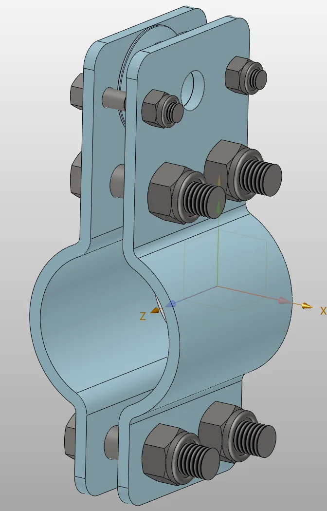 Batten Clamp with Turnbuckle thumbnail 4